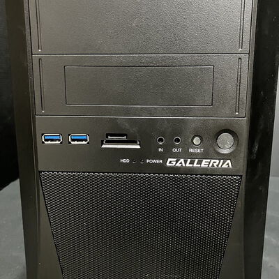 【大須店】中古  THIRDWAVE GALLERIA KT(Intel Core i7 8700/16GB/SSD256GB/なし/NVIDIA GeForce GTX 1660 Ti 6GB/W11H64 MAR) 175863 