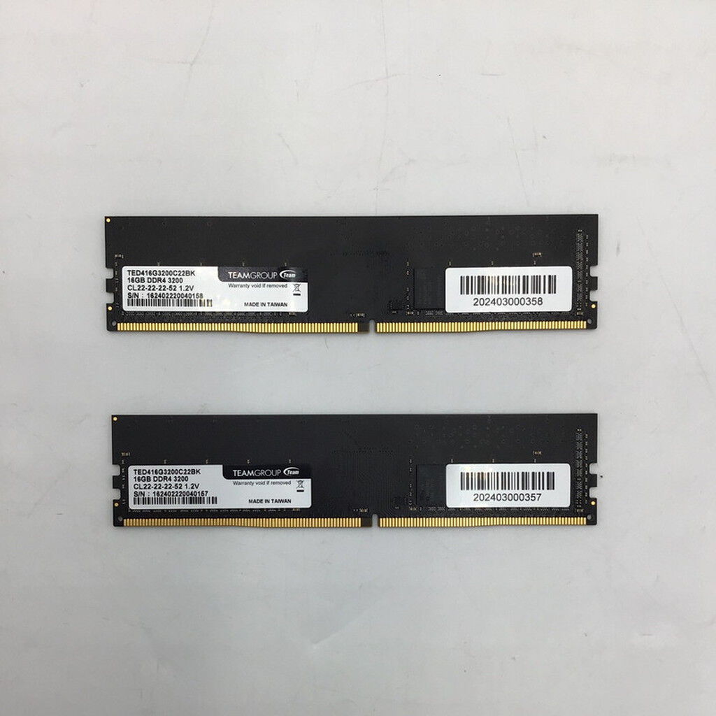 中古 16GB 2枚組(合計32GB) PC4-25600/DDR4-3200 デスクトップ用