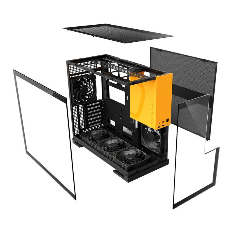 Geometric Future Model 5 Black with 5FAN GF-M5-BK PLUS (E-ATX