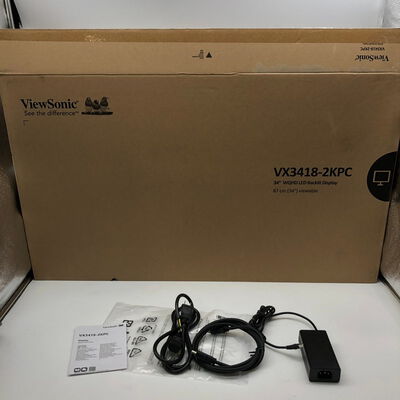 【大分店】中古  ViewSonic VX3418-2KPC (34インチウルトラワイド 湾曲液晶モニター) 4860000974 