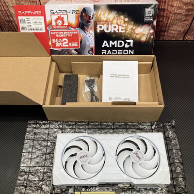 【富士青葉店】中古  SAPPHIRE PURE Radeon RX 9060 XT GAMING OC 16GB（RX9060XT 16GB） 3480039367 