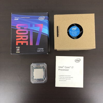 【長野稲里店】中古  INTEL Core i7 8700 (1151/3.20GHz/12M/C6/T12) 136198 