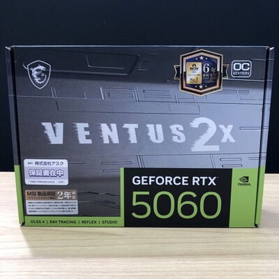 【甲府飯田店】中古  MSI GeForce RTX 5060 8G VENTUS 2X OC (RTX5060 8G) 4720001917 