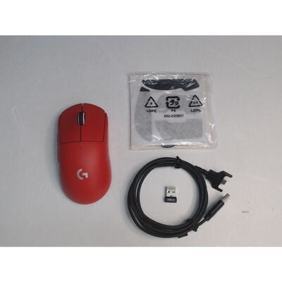 【前橋ｲﾝﾀｰｱｶﾏﾙ店】中古  Logcool PRO X SUPERLIGHT Wireless Gaming Mouse (G-PPD-003WL-RD) 4540001704 