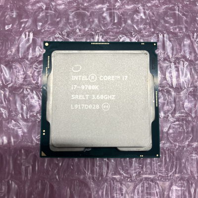 【町田店】中古  INTEL Core i7 9700K (1151/3.60GHz/12M/C8/T8) 138481 