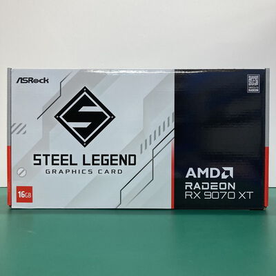 【神戸・三宮店】中古  ASRock RX9070XT SL 16G Steel Legend 16GB (RX9070XT 16G) 176937 