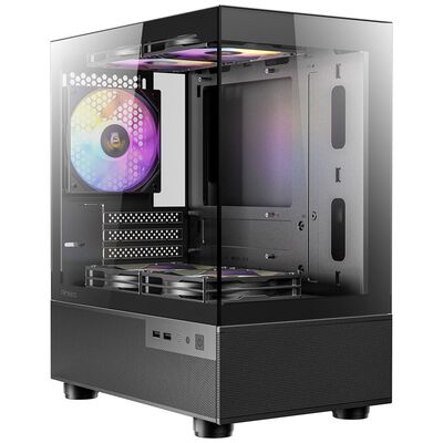 Antec  CX200M RGB ELITE (MicroATX ガラス ブラック) 