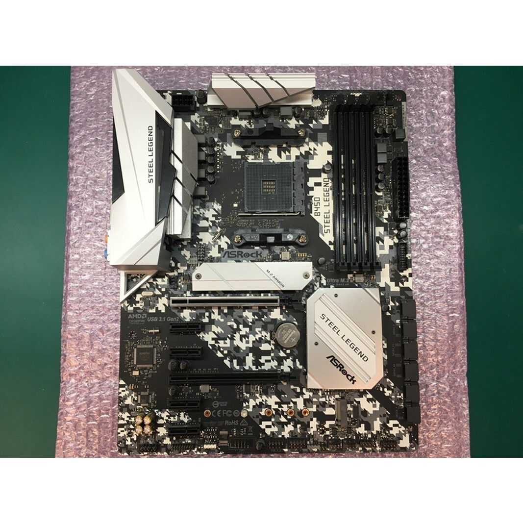 中古 ASRock B450 Steel Legend (B450 AM4 ATX DDR4) 5070000945