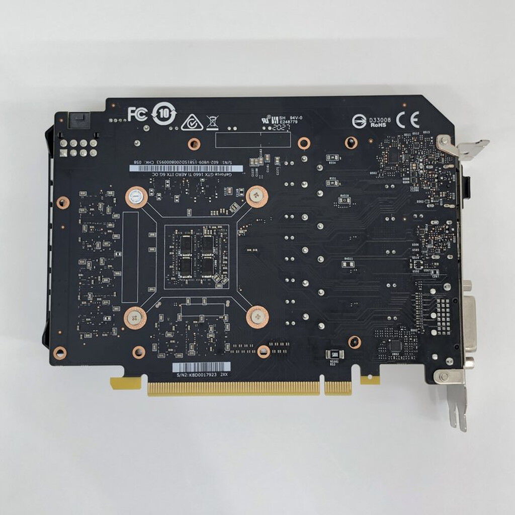 中古 MSI GeForce GTX 1660 Ti AERO ITX 6G OC(GTX1660Ti) 139073