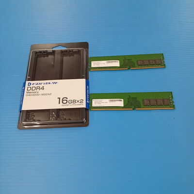 【大須店】中古  ﾄﾞｽﾊﾟﾗｾﾚｸﾄ D4D3200-16G2A2(DDR4 PC4-25600 16GBx2) 3120024030 