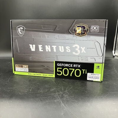 【大須店】中古  MSI GeForce RTX 5070 Ti 16G VENTUS 3X OC (RTX5070Ti 16G) 176551 
