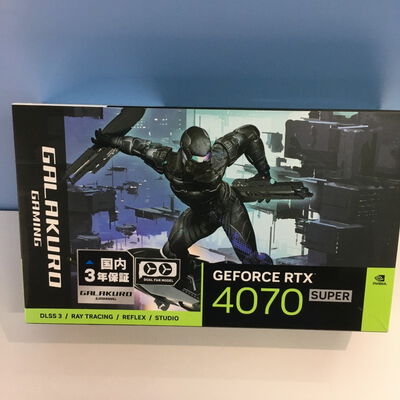 【博多店】中古  玄人志向 GG-RTX4070SP-E12GB/DF(RTX4070 SUPER 12GB) 163395 