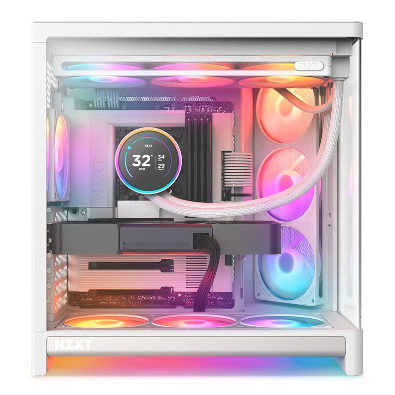 NZXT H6 RGB+ 2026 White CC-H62FW-P1 (ATX ガラス ホワイト
