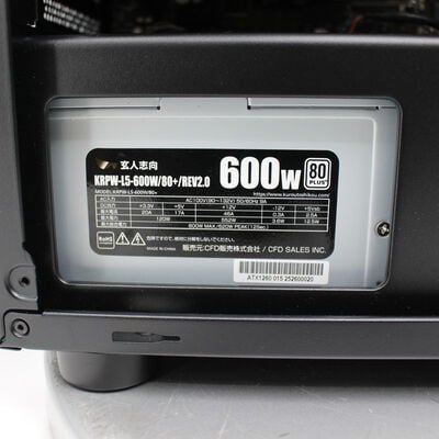 【通販センター】中古  Original PC(Intel Core i7 9700F/32GB DDR4 (PC4)/SSD1TB/なし/NVIDIA GeForce RTX 2060 6GB/W11H64 MAR) 198977 