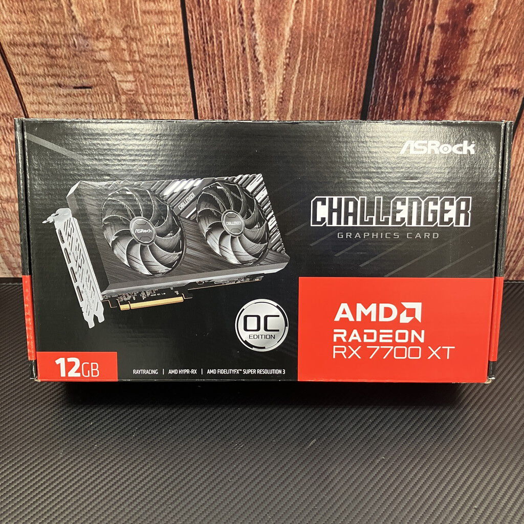 中古 ASRock RX7700XT CL 12GO RX7700XT Challenger OC (RX7700XT 12G
