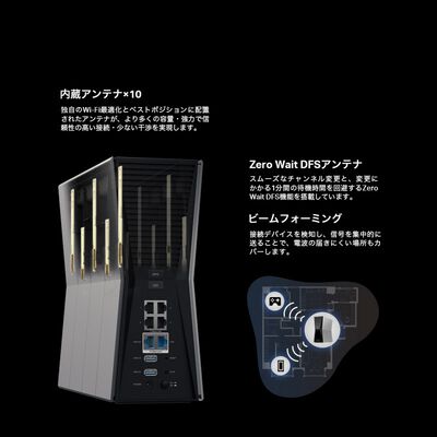 TP-Link  Archer BE805(JP) (BE19000 トライバンドWi-Fi 7ルーター) 
