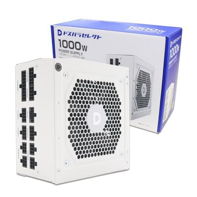 ドスパラセレクト  1000W-GOLD-ATX31-WH (1000W ホワイト) 
