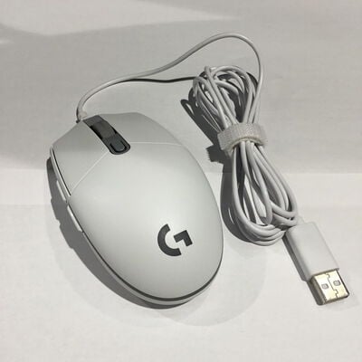 【松山環状枝松店】中古  Logicool G203 LIGHTSYNC Gaming Mouse G203-WH 4560001665 