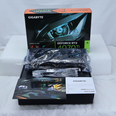 【通販センター】中古  GIGABYTE GV-N407TEAGLE OC-12GD Rev2.0（RTX4070Ti 12GB） 3480043068 