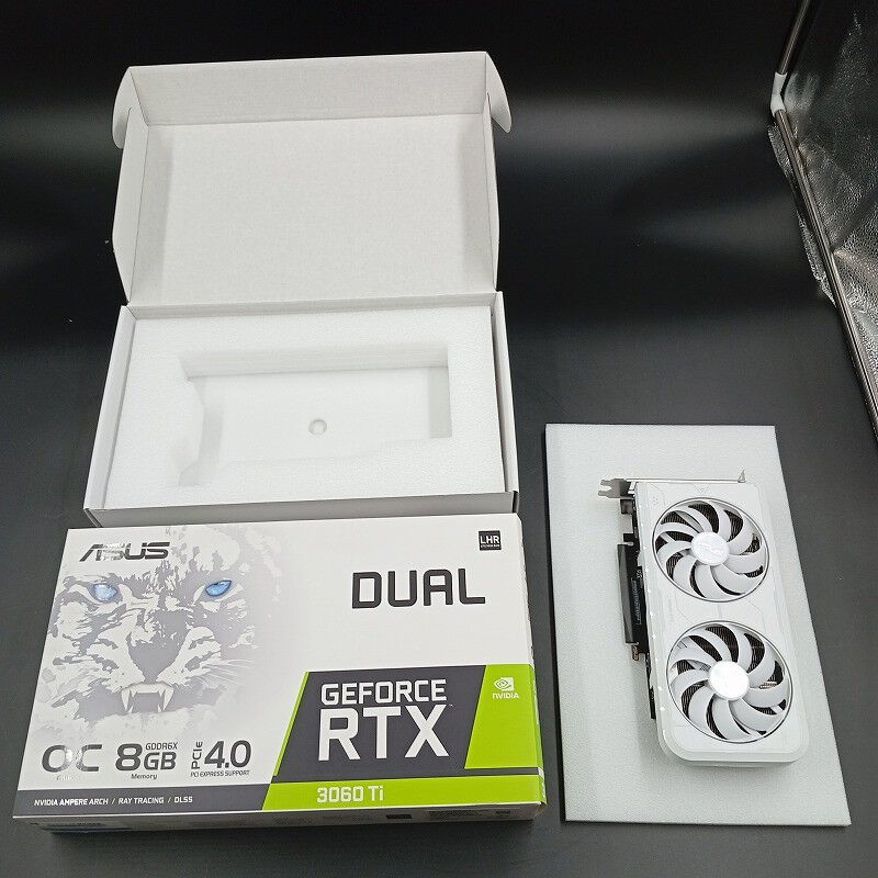 ASUS DUAL GeForce RTX 3060 OC 8GB 中古 ASUS DUAL-RTX3060TI-O8GD6X ASUS DUAL シリーズ GEFORCE RTX