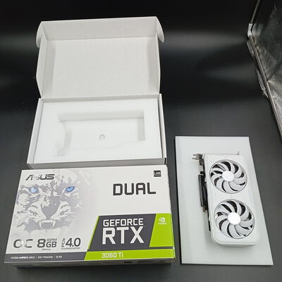 【大須店】中古  ASUS DUAL-RTX3060TI-O8GD6X-WHITE (RTX3060Ti 8GB) 175524 