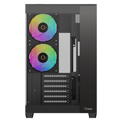 Ocypus  Delta C74 ARGB Delta-C74-BKD200XX-GL (ATX ガラス ブラック) 