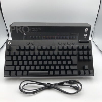 【甲府飯田店】中古  Logicool PRO X TKL RAPID G-PKB-TKL-RTBK (有線 ゲーミングキーボード) 4720003107 