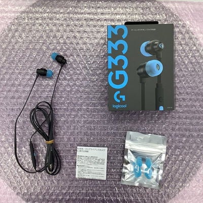 【堺七道店】中古  ロジクール G333 Gaming Earphones G333-BK 3480041927 