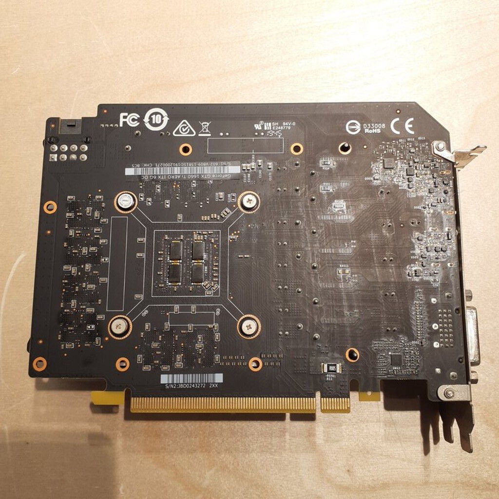 中古 MSI GeForce GTX 1660 Ti AERO ITX 6G OC(GTX1660Ti) 139073