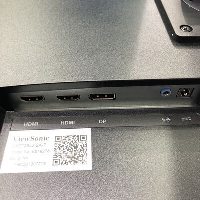 【甲府飯田店】中古  Viewsonic VX2728J2-2K-7 (27"W 2H1DP 240Hz WQHD) 4720002830 