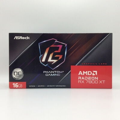【浜松店】中古  ASRock RX7800XT PG 16GO RX7800XT Phantom GamingOC (RX7800XT 16GB) 162733 