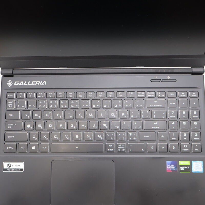 中古 THIRDWAVE GALLERIA GCR1650GF(Intel Core i5 9300H/8GB DDR4