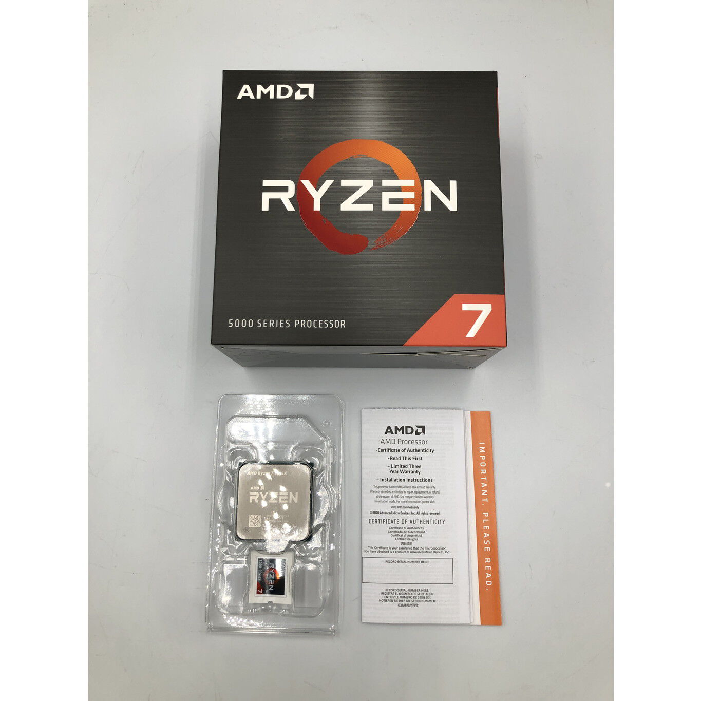 中古 AMD Ryzen 7 5700X (AM4/3.4GHz/36M/C8/T16/65W) 150182 （324876