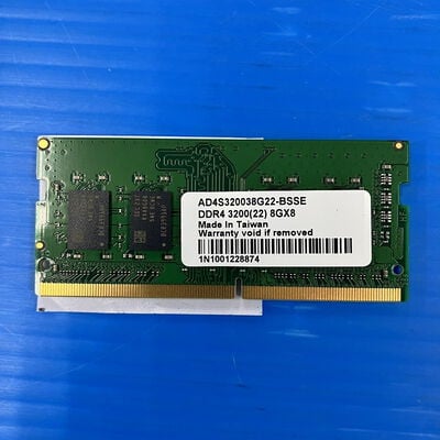 【大須店】中古  PC4-25600 8GB ノート用(DDR4-3200) 158771 