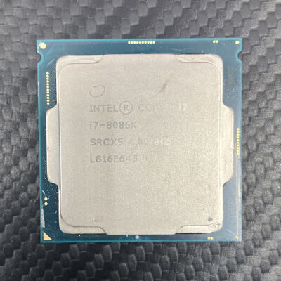 【富士青葉店】中古  INTEL Core i7 8086K (1151/4.0GHz/12M/C6/T12) 138483 