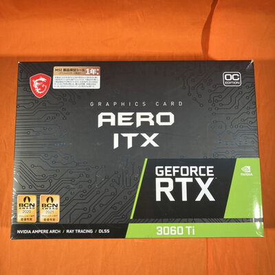 【なんば店】中古  【LHR版】MSI GeForce RTX 3060 Ti AERO ITX 8G OC LHR (RTX3060Ti 8GB) 3280021707 