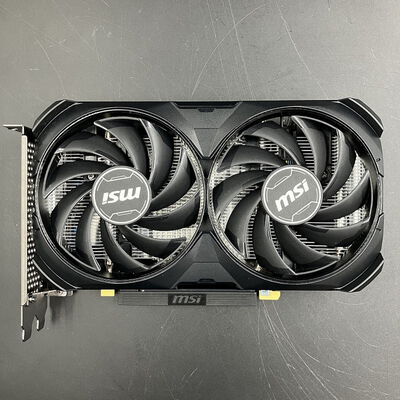 【大須店】中古  MSI GeForce RTX 4060 Ti 8G VENTUS 2X BLACK E1 OC（RTX4060Ti 8GB） 3480034711 