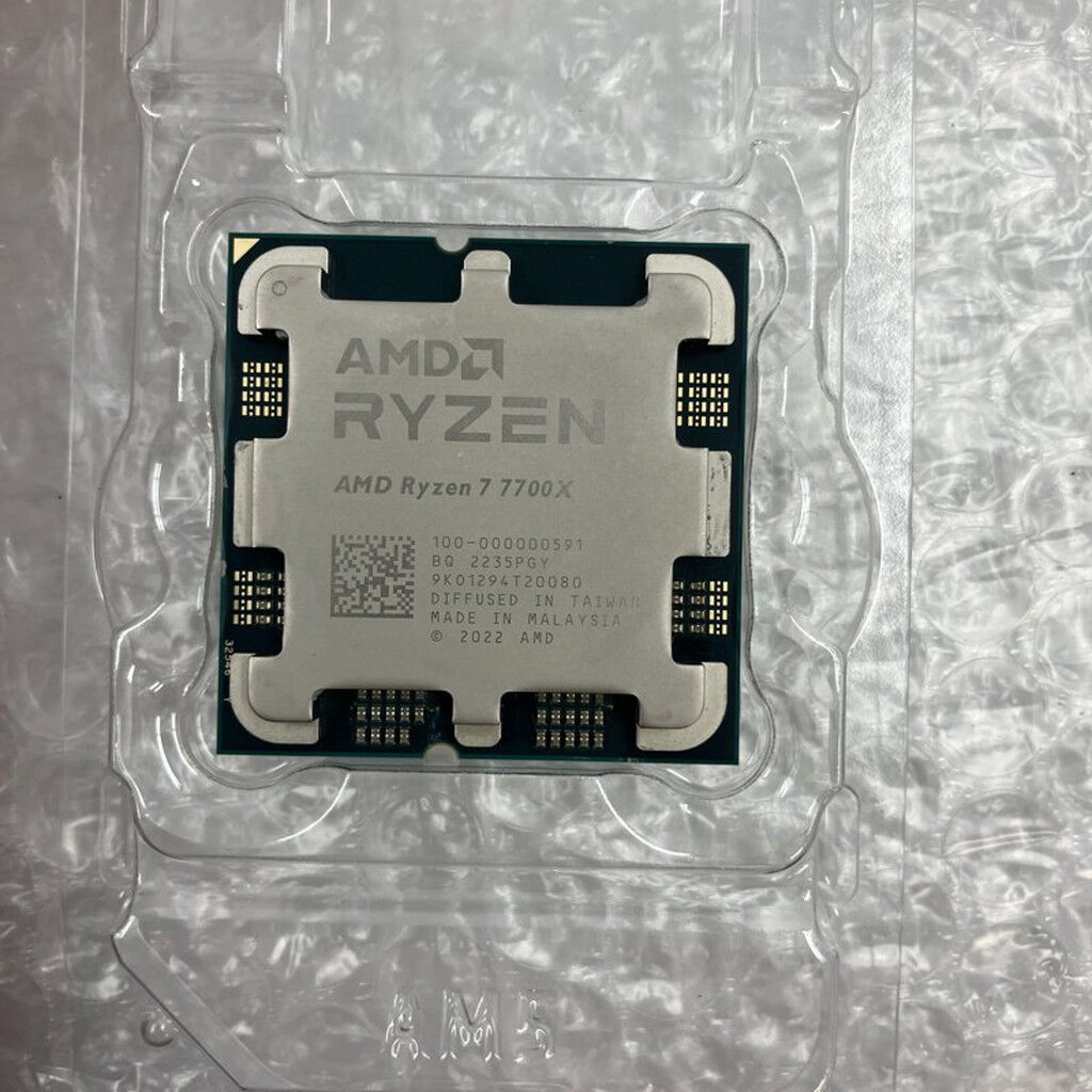 中古 AMD Ryzen 7 7700X (AM5/4.5GHz/40M/C8/T16/105W 152463 （396140
