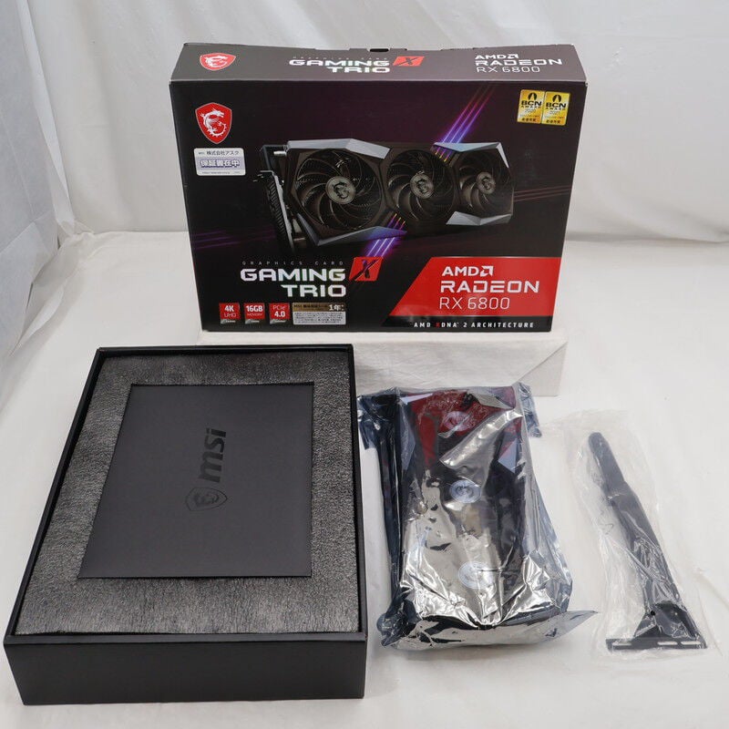 中古 MSI Radeon RX 6800 GAMING X TRIO 16G（RX6800 16GB