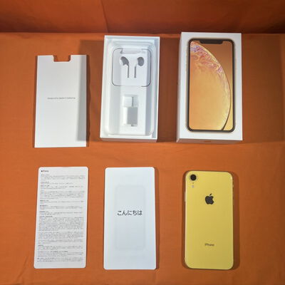 【なんば店】中古  【SIMロック解除済み】【au】 Apple iPhoneXR 64GB (イエロー)  MT082J/A 155334 