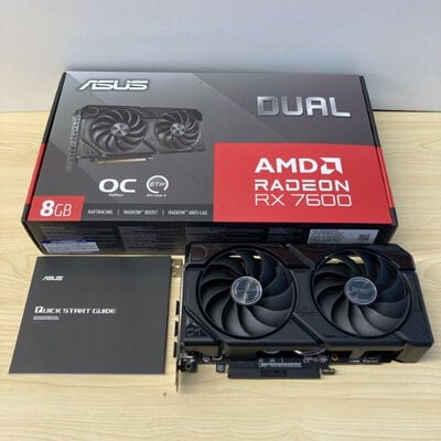 【博多店】中古  ASUS DUAL-RX7600-O8G-EVO (RX7600 8GB) 3480033947 