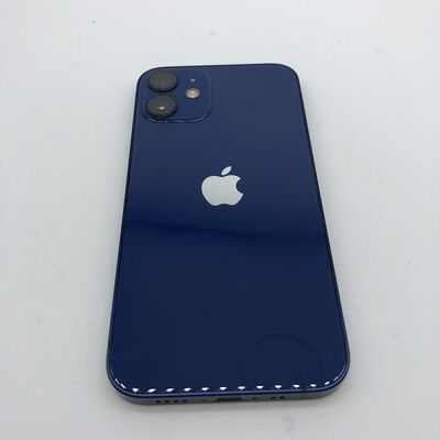 【宇都宮鶴田店】中古  【SIMロック解除済み】【SoftBank】Apple iPhone12 mini 5.4インチ 64GB (ブルー)  MGAP3J/A 155636 
