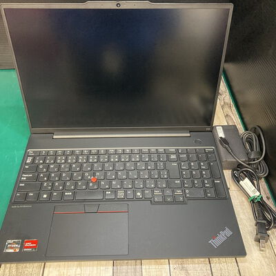 【広島店】中古  Lenovo ThinkPad E16 Gen 2 AMD (AMD Ryzen5 7535U 2.9GHz/16GB/SSD256GB/-/オンボード/16/1920x1200/Wi-Fi/WEBCAM/W11P64) 176149 