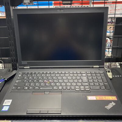 【博多店】中古  Lenovo ThinkPad P52　20MAS12700 (Core i7 8750H/16GB/SSD512GB/-/NVIDIA Quadro P1000 4GB/15.6ｲﾝﾁ/1920x1080/Wi-Fi/WEBCAM/W11H64) 176658 