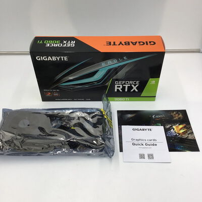 【白山FM松任店】中古  GIGABYTE GV-N306TXEAGLE OC-8GD (RTX3060Ti 8GB) 175527 