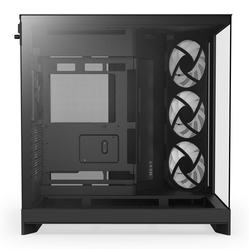 NZXT H9 FLOW RGB CM-H92FB-R1 (E-ATX ガラス ブラック) ｜ パソコン