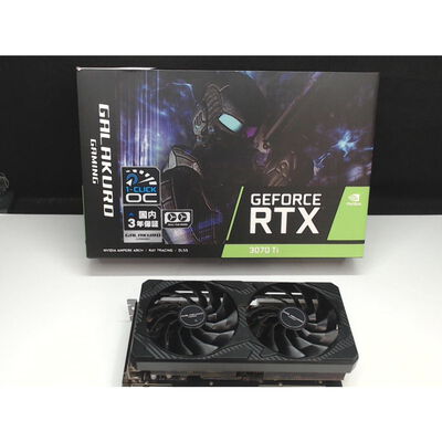 【前橋ｲﾝﾀｰｱｶﾏﾙ店】中古  玄人志向 RTX3070Ti 8GB(GG-RTX3070Ti-8GB/DF) 4540001558 