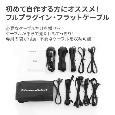 ドスパラセレクト  850W-GOLD-ATX31-BK (850W ブラック) 