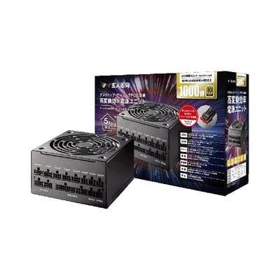 玄人志向  KRPW-GA1000W/90+/REV2.0 (1000W ブラック) 