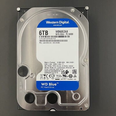 【大須店】中古  W.D WD60EZAX (SATA3 6TB 5400rpm 256MB) 3120022335 